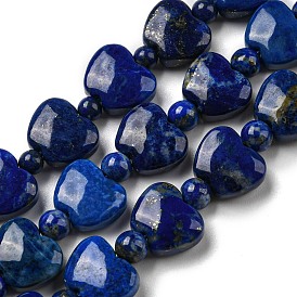 Natural Lapis Lazuli Beads Strands, Apple