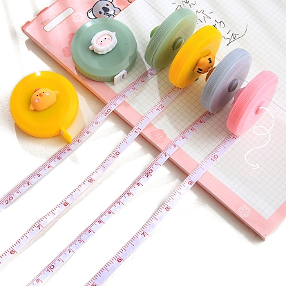 Пластиковая рулетка, мягкая выдвижная швейная рулетка, для тела, шитье, портной, ткань