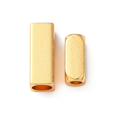 Латунные бусины, кубоид, стойки покрытие, долговечный, без кадмия и без свинца