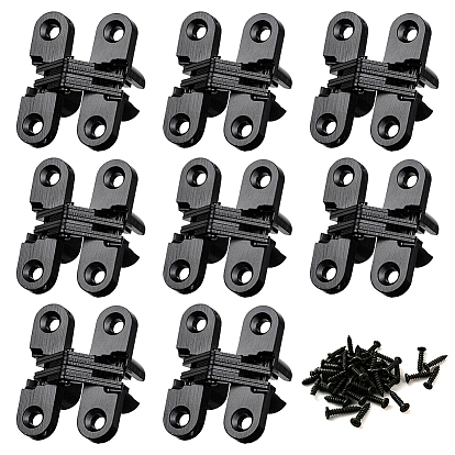 Charnières invisibles en acier inoxydable, charnières de porte invisibles, avec la vis