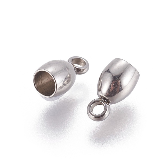202 Stainless Steel Cord Ends, End Caps