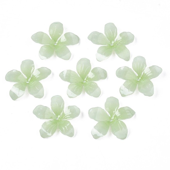 Des perles en plastique, fleur