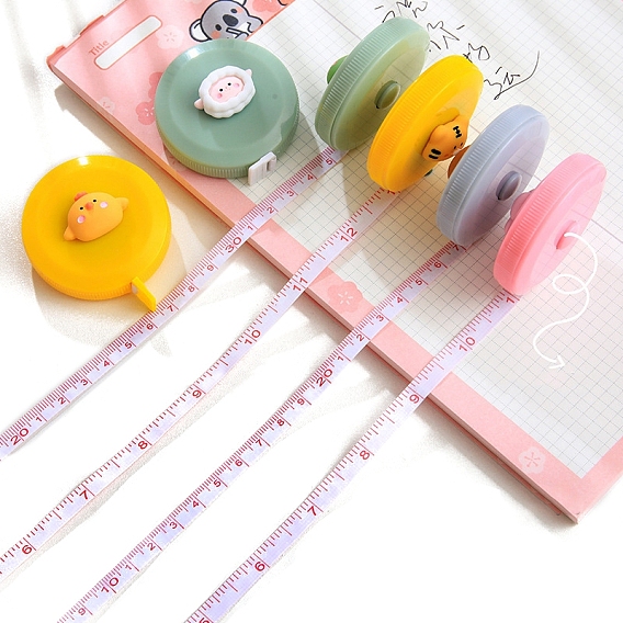 Пластиковая рулетка, мягкая выдвижная швейная рулетка, для тела, шитье, портной, ткань
