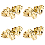 4Pcs Alloy Lapel Pins for Backpack Clothes, Texture