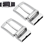 2 шт. пряжки-застежки из цинкового сплава, аксессуары для мужских ремней своими руками, прямоугольные
