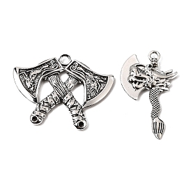 Tibetischer stil Aluminium Anhänger & Charms, Wikinger-Axt-Amulette