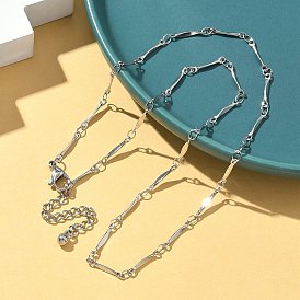 304 ожерелья из витых цепочек из нержавеющей стали