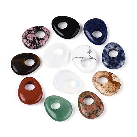 Природные каменные подвески, слезинки