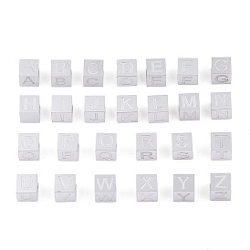 304 billes d'acier inoxydable, cube avec la lettre a ~ z