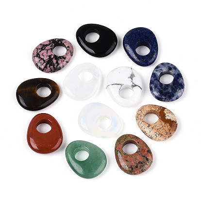 Природные каменные подвески, слезинки