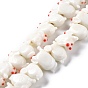 Handmade Lampwork Beads, Bumpy, Rabbit