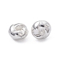Alloy Spacer Beads, Long-Lasting Plated, Donut Shape
