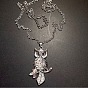 Винтажные подвески в виде совы из сплава с кристаллами и стразами