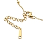 304 Stainless Steel Satellite Chain Necklace for Women