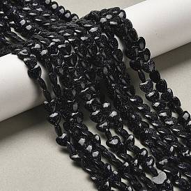 Синтетический синий авантюрин бисер нитей, сердце