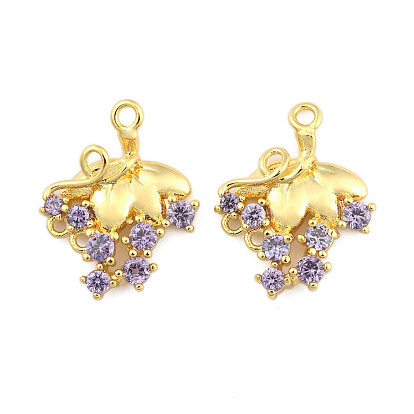 Ссылки на компоненты люстры из латуни с фиолетовым кубическим цирконием, Форма винограда