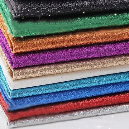 Shiny Fabric Doll Dress Clothing Decoration Material, Glitter Cloth DIY Doll Sewing Accessories