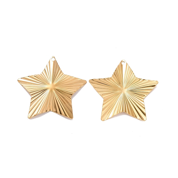 304 Stainless Steel Pendants, Star