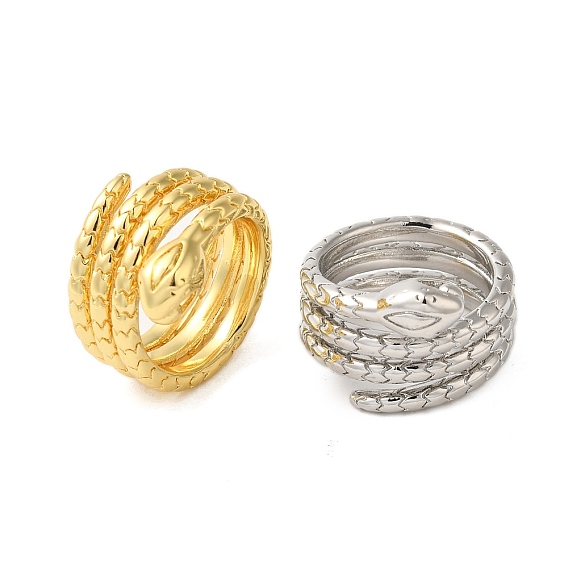 Змеиные латунные перстни для женщин