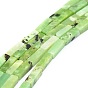 Natural Serpentine Beads Strands, Cuboid