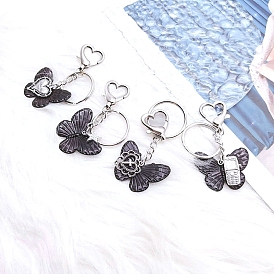 Butterfly Alloy Keychain