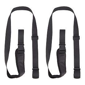 SUPERFINDINGS 2Pcs Nylon Skateboard Shoulder Straps, with Plastic Hasp