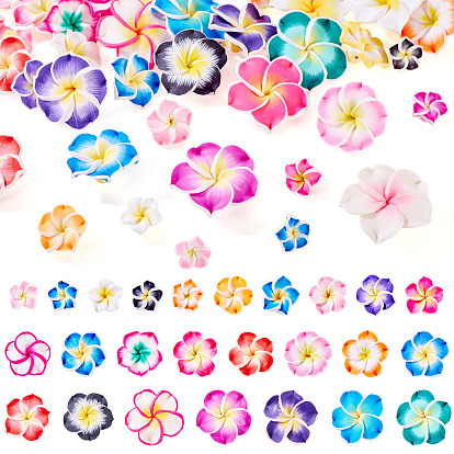 50 шт 5 стили ручной работы из полимерной глины 3 d цветок плюмерия бусины