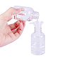 Mini trémie d'entonnoir en plastique transparent, Compte-gouttes en plastique jetable de 2 ml et vaporisateur à épaulement rond transparent