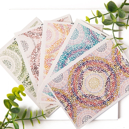 Серьги из полимерной глины, бумага для переноса воды, украшение подвески из глины, водорастворимые наклейки