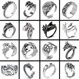 Men's Alloy Dragon Ring Domineering Personalized Claw Trendy Ring