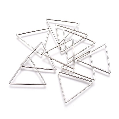 Латунные соединительные колечки, треугольные