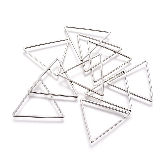 Латунные соединительные колечки, треугольные