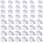 48Pcs 4 Styles PE Chair Legs Tips Caps with Felt Pads, U Shaped Chair Tube Floor Protectors