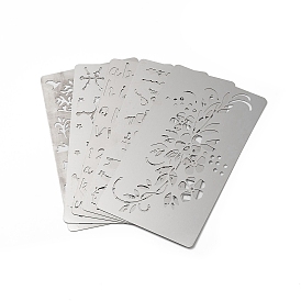 Pochoirs de matrices de coupe en acier inoxydable, pour bricolage scrapbooking / album photo, carte de papier de bricolage décoratif, motifs floraux mixtes