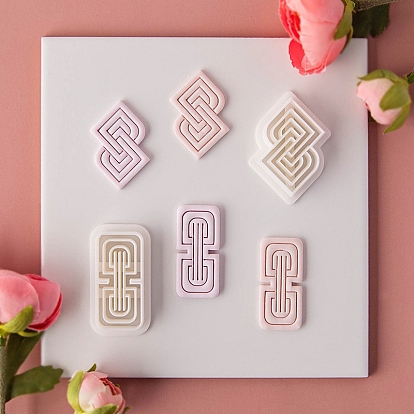 Пластиковые формы, резцы глины, инструменты для лепки из глины, для серьги решений