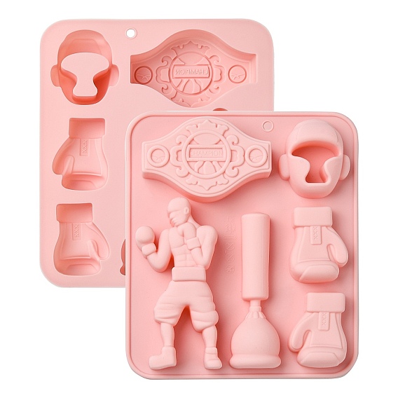 2шт. силиконовые формы на тему бокса для поделок своими руками, тема бокса