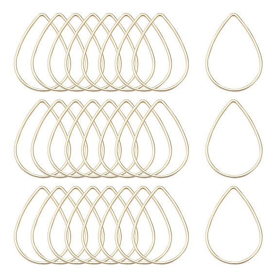 Латунные соединительные колечки, без кадмия, без никеля и без свинца, капля