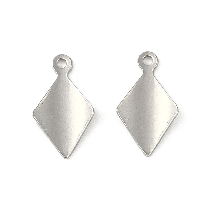 201 прелести нержавеющей стали, ромбовидный шарм