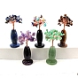 Ваза из натурального хрусталя гравий дерево удачи мини домашний креатив офис украшения поделки маленькие украшения