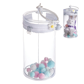 ПВХ сумка для коллекционных кукол, сумка для куклы, с застежкой-молнией, колонка