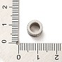 304 Stainless Steel European Beads, Large Hole Beads, Column