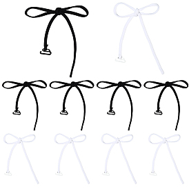 10 пары 2 цвета нейлоновые нескользящие бретели для бюстгальтера, регулируемый держатель лямок бюстгальтера, с крюком