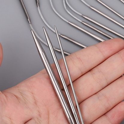 Stainless Steel Circular Knitting Needles with Magic Loop