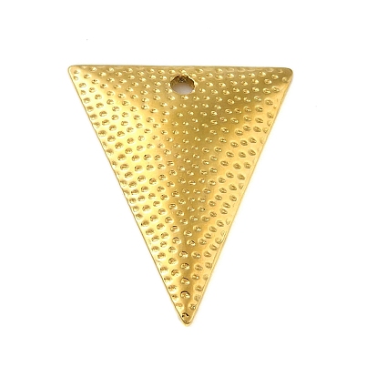 Ion Plating(IP) 304 Stainless Steel Pendants, Triangle Charm