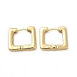 Серьги-кольца из латуни с квадратным шарниром для женщин, без свинца и без кадмия