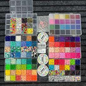 DIY Handmade Polymer Clay & Glass Seed Beads Bracelets Making Kits