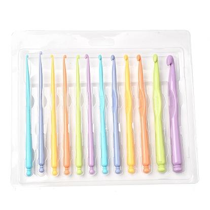 12шт. крючки для вязания из АБС-пластика