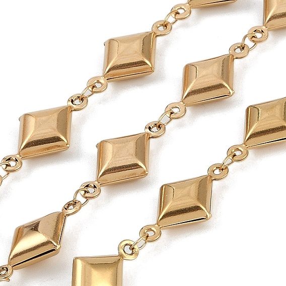 Ионное покрытие (ip) 304 ромбозвенные цепи из нержавеющей стали, с катушкой, пайки