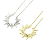 Латунь подвесные ожерелья, без кадмия и без свинца, солнце
