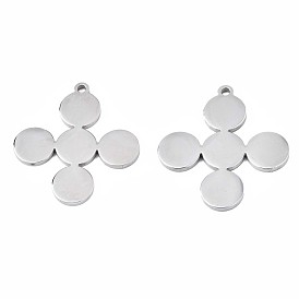 201 Stainless Steel Pendants, Cross